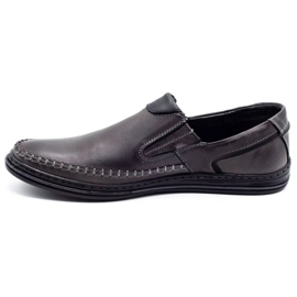 Polbut Zapatos de hombre mocasines 09 gris 1