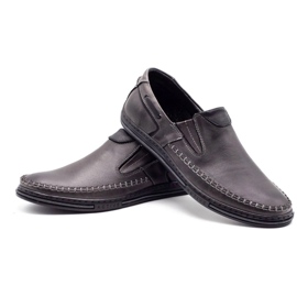 Polbut Zapatos de hombre mocasines 09 gris 6