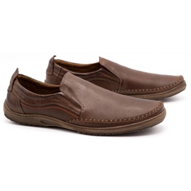 Mario Pala Mocasines Brogues para Hombre 531 Marrón 2