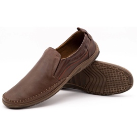 Mario Pala Mocasines Brogues para Hombre 531 Marrón 3