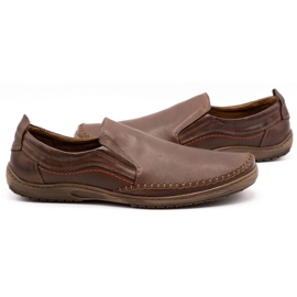 Mario Pala Mocasines Brogues para Hombre 531 Marrón 5
