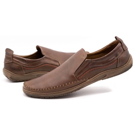 Mario Pala Mocasines Brogues para Hombre 531 Marrón 6