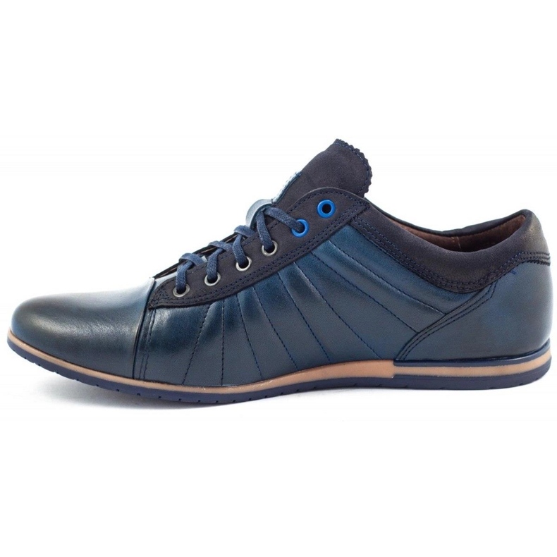 Lemar Zapato piel hombre 1615 azul marino 1