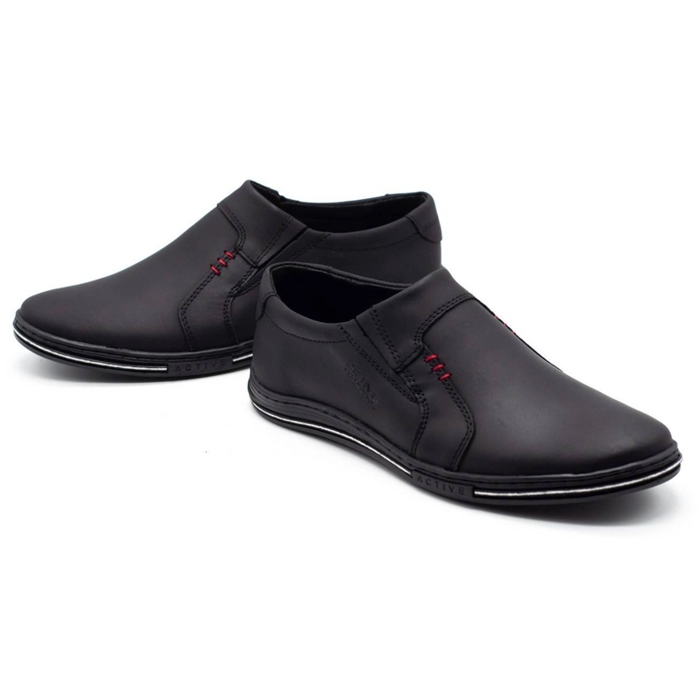 Polbut Zapatos piel hombre 334 negro 1
