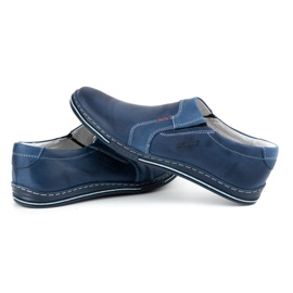 Polbut Zapato piel hombre 334 azul marino 5