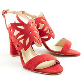 Cortesini Sandalias de mujer 02100 rojo 3
