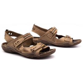 Mario Pala 448 sandalias de hombre marrón 5