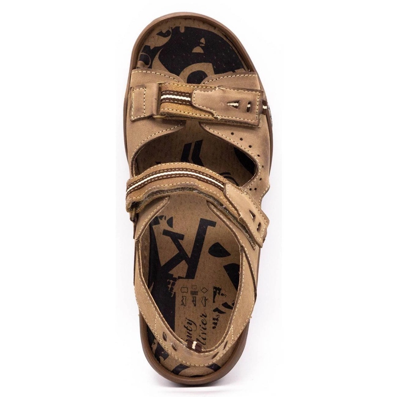 Mario Pala 448 sandalias de hombre marrón 1