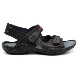 Mario Pala 448 sandalias de hombre negras negro 2