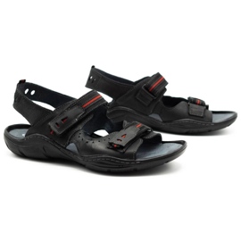 Mario Pala 448 sandalias de hombre negras negro 5