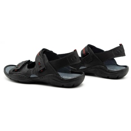 Mario Pala 448 sandalias de hombre negras negro 1