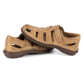 Mario Pala Sandalias Hombre 467 Beige 6