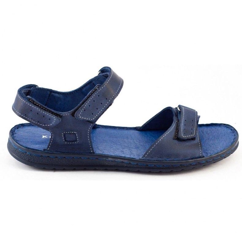KOMODO Sandalias hombre piel 881K azul marino 2
