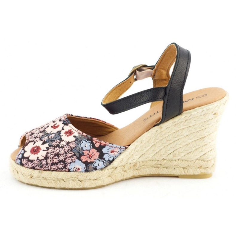 Mariettas Sandalias cuña 7210 flor multicolor 1