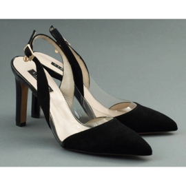 Lizard Sandalias negras de tacón 04765 negro 2