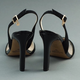 Lizard Sandalias negras de tacón 04765 negro 4