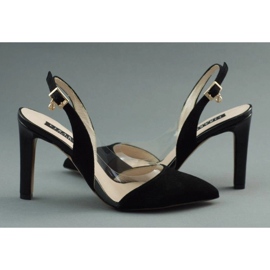 Lizard Sandalias negras de tacón 04765 negro 5