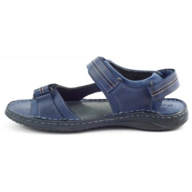 Polbut Sandalias SA04 azul marino con gris multicolor 4