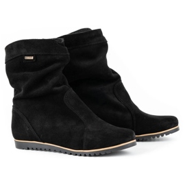 Olivier Botas de piel Emi Black negro 2