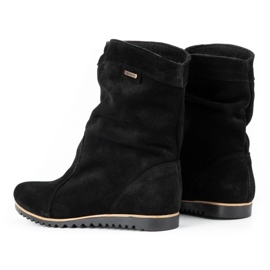 Olivier Botas de piel Emi Black negro 5