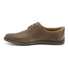Polbut Zapatos de piel para hombre 343 marrón 1