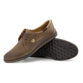 Polbut Zapatos de piel para hombre 343 marrón 3
