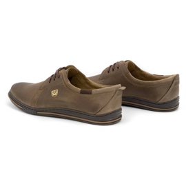 Polbut Zapatos de piel para hombre 343 marrón 6