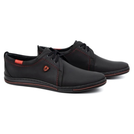 Polbut Zapatos de piel para hombre 343 negro 2
