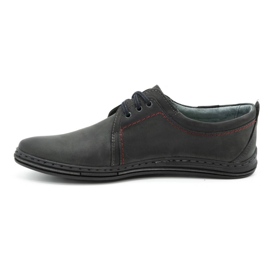 Polbut Zapatos de piel para hombre 343 gris 1