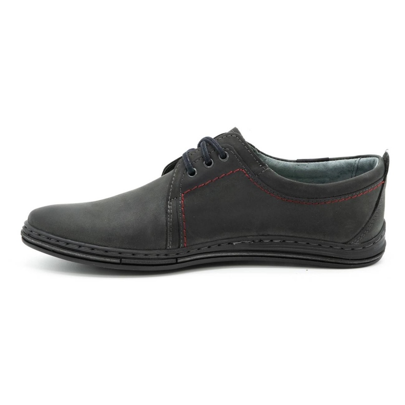 Polbut Zapatos de piel para hombre 343 gris 1