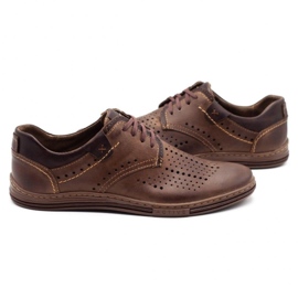 Polbut Zapatos hombre piel 402 verano marrón 5