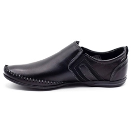 KOMODO Zapatos hombre piel 711 negro 1