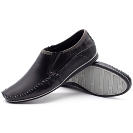 KOMODO Zapatos hombre piel 847 negro 3
