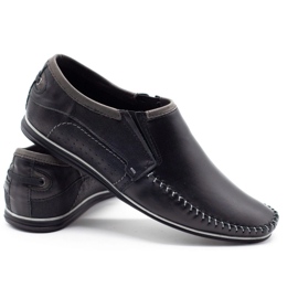 KOMODO Zapatos hombre piel 847 negro 4