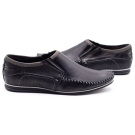 KOMODO Zapatos hombre piel 847 negro 5