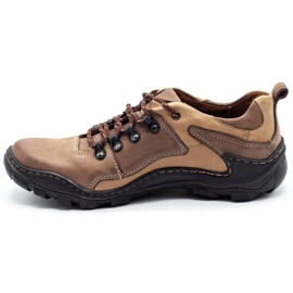 KENT Zapatos de hombre en piel Trapery 207 marrón 8