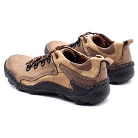 KENT Zapatos de hombre en piel Trapery 207 marrón 7