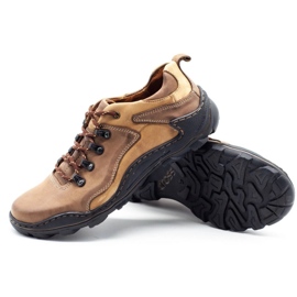 KENT Zapatos de hombre en piel Trapery 207 marrón 1