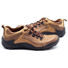 KENT Zapatos de hombre en piel Trapery 207 marrón 3