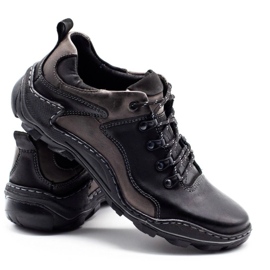 KENT Zapatos de hombre en piel Trapery 207 negro 5