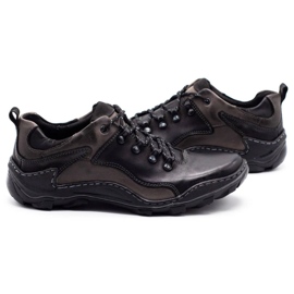 KENT Zapatos de hombre en piel Trapery 207 negro 6