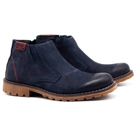 Mario Pala Botas de nieve 815 azul marino 2