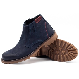 Mario Pala Botas de nieve 815 azul marino 3