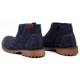 Mario Pala Botas de nieve 815 azul marino 7