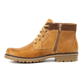 Polbut Botas de nieve para hombre J35 rojo naranja 1 Polbut Botas de nieve para hombre J35 rojo naranja 1