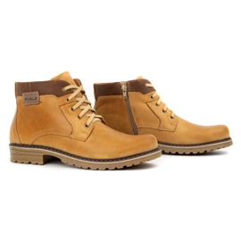 Polbut Botas de nieve para hombre J35 rojo naranja 3