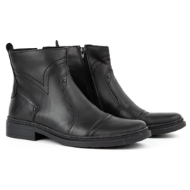 Polbut Botas Chelsea de invierno para hombre 252 negro 3