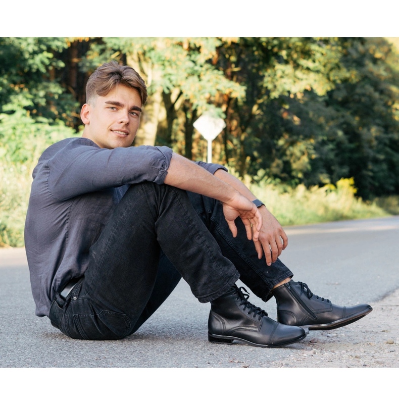 KENT Botas Chelsea de invierno 287D Negro 2