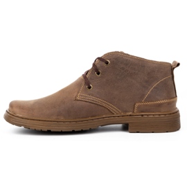 Polbut Botas de cuero para hombre 191D marrón 1