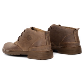 Polbut Botas de cuero para hombre 191D marrón 5